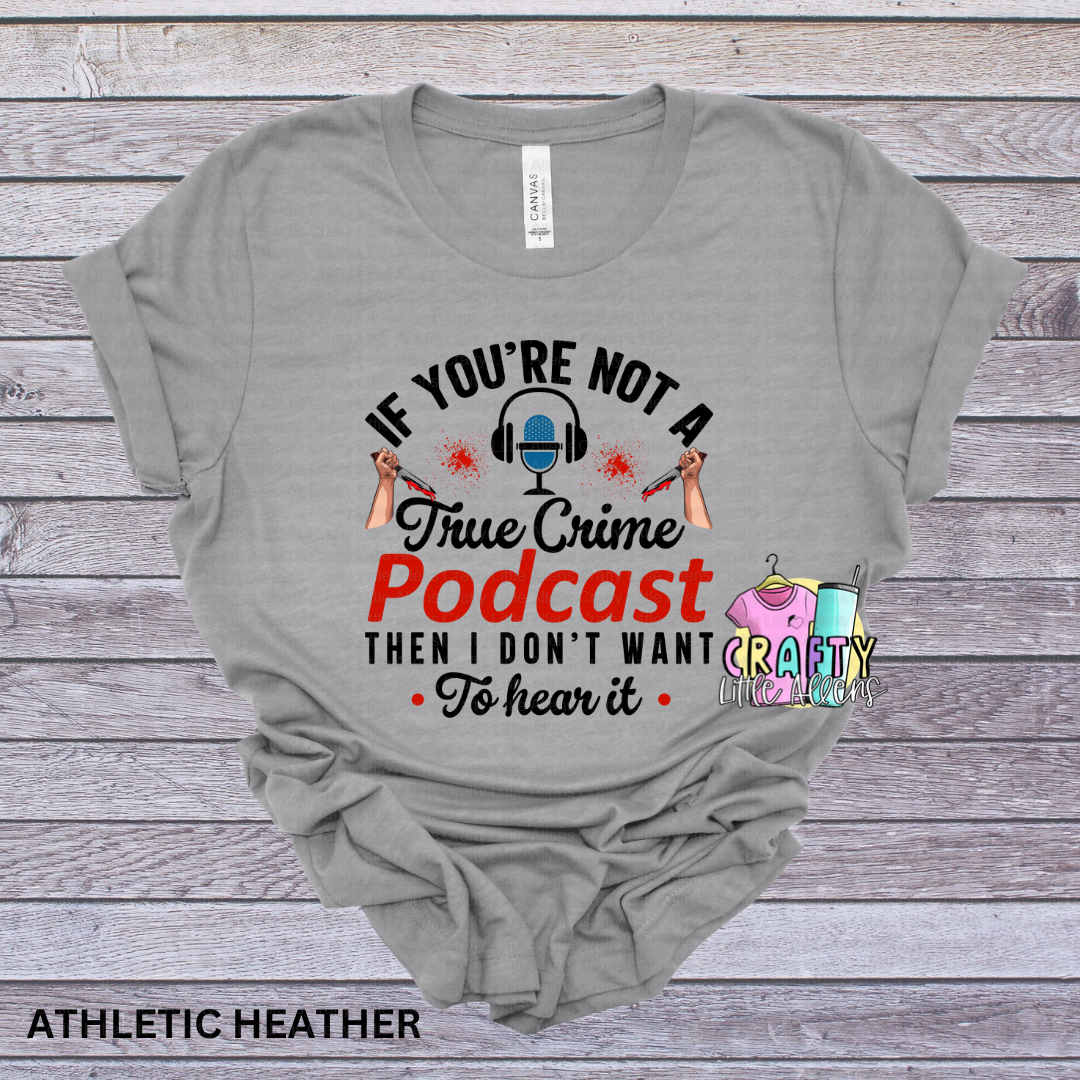 If you're not a true crime podcast..