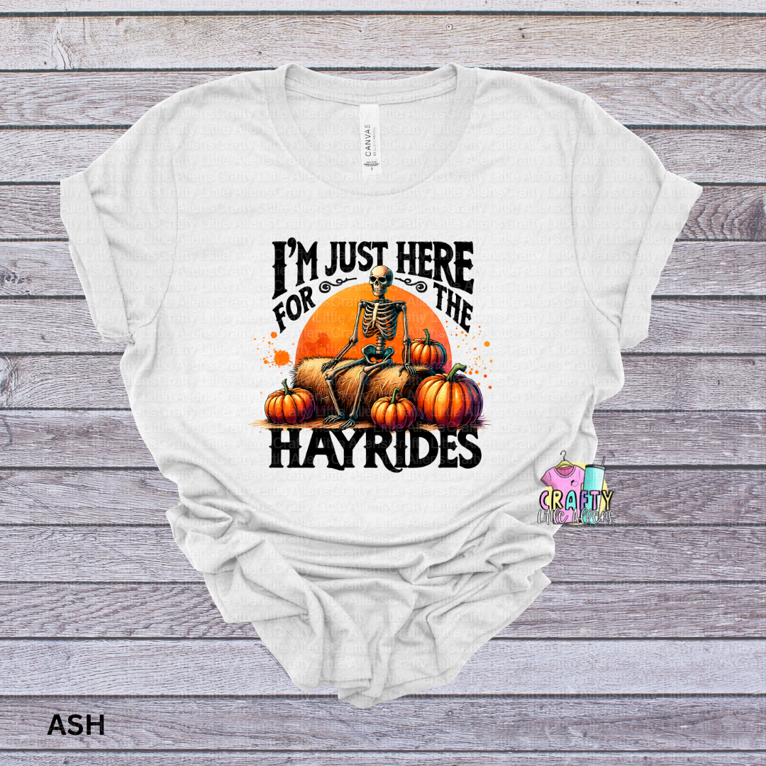 Here for the hayrides