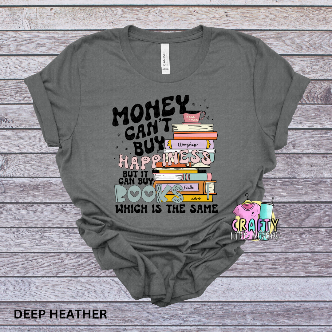 Money can't buy happiness but books can