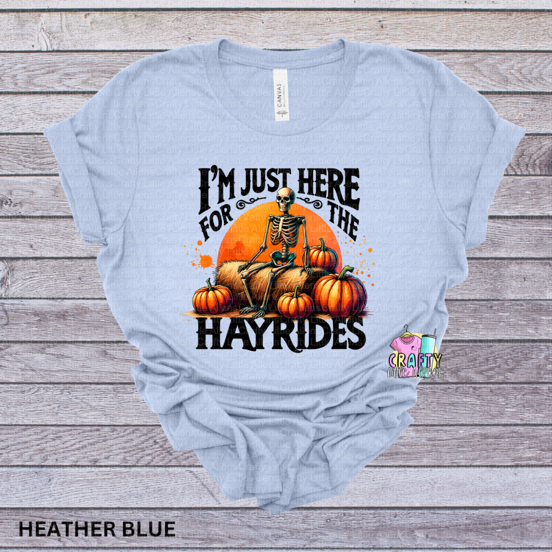 Here for the hayrides