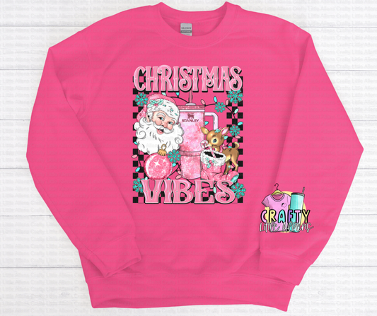 Christmas vibes pink