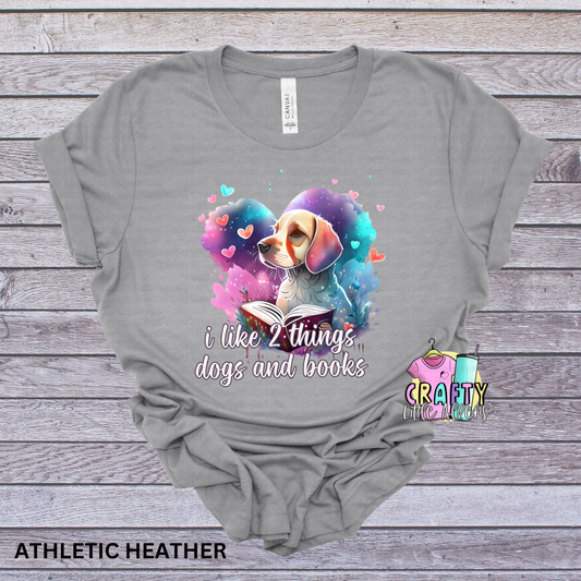 I like 2 things dogs and books