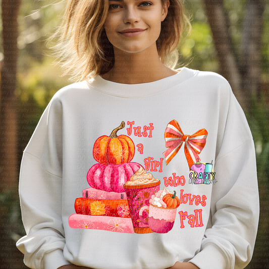 Just a girl who loves fall orange and pink