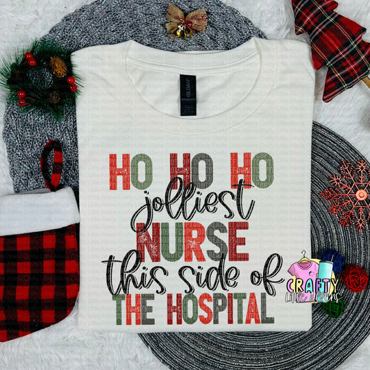 Jolliest nurse this side of the hospital