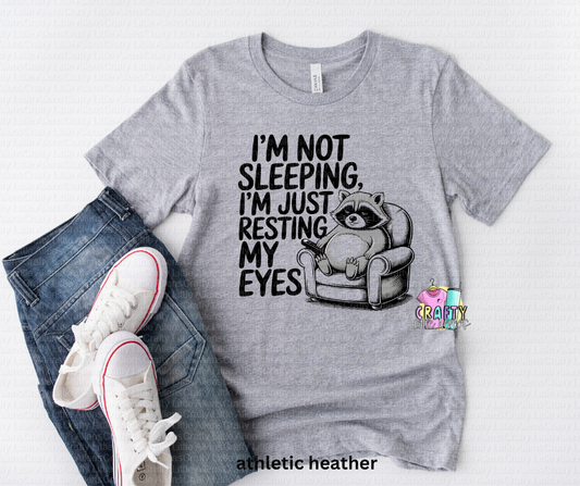 Just resting my eyes raccoon
