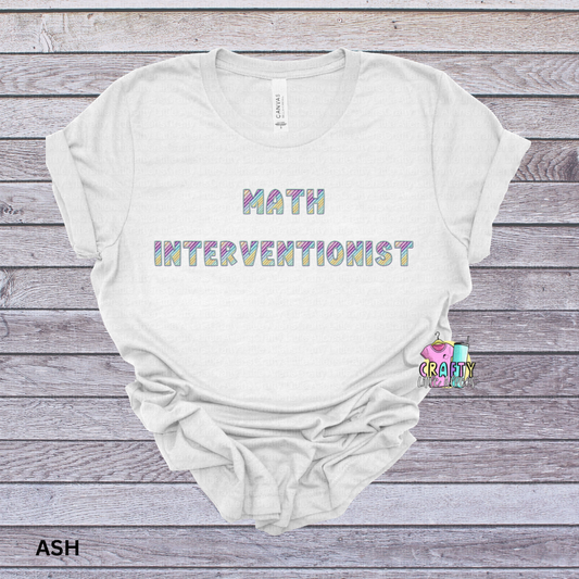 Math interventionist