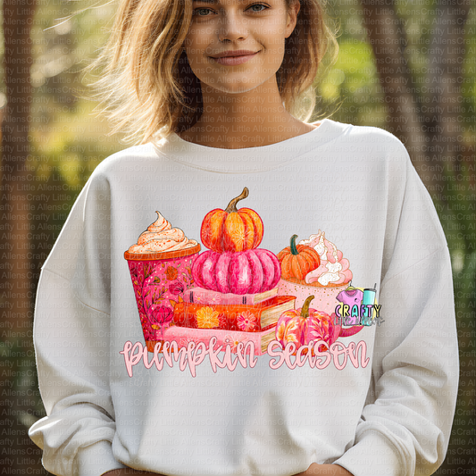 Pumpkin season orange and pink