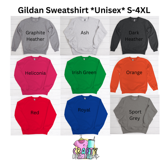 Gildan sweatshirts