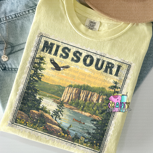 Vintage Missouri stamp